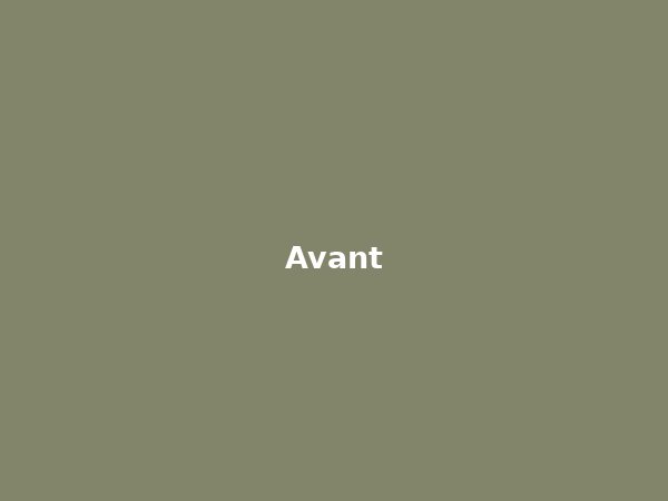 Avant le soin